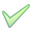 Зеленый квадрат - иконка выбора